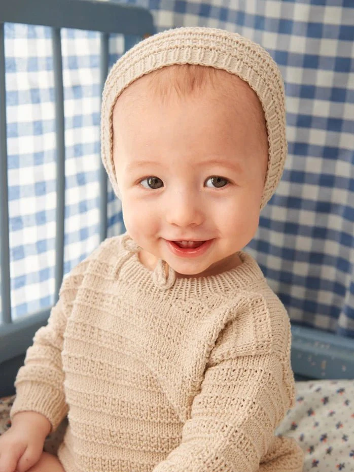 2407-1 a, b & c - Fillip sweater baby, diaper pants & bonnet - Bild 8