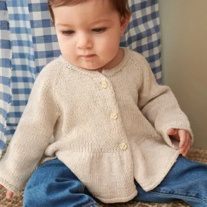 2407-7 - Dina peplum cardigan baby