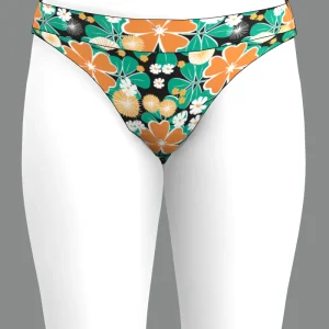 Bianca bikini - Majblomma orange black