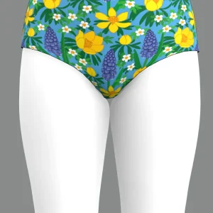 Helena high waist - Vårblommor