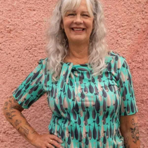 Tröja Sanna - RetroCats turkos