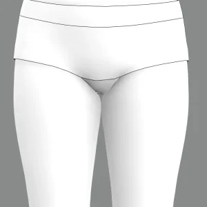 Sonja shortie boxer - White