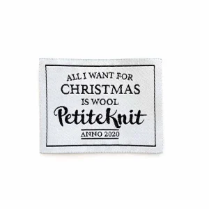 "All I want for Christmas is Wool" - Label
