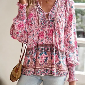 Tina | Boho-Bluse Lässig und Elegant