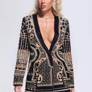 EdenLily Pearl Blazer Dress