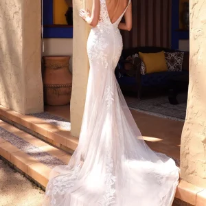 Avery Lace Mermaid Wedding Gown